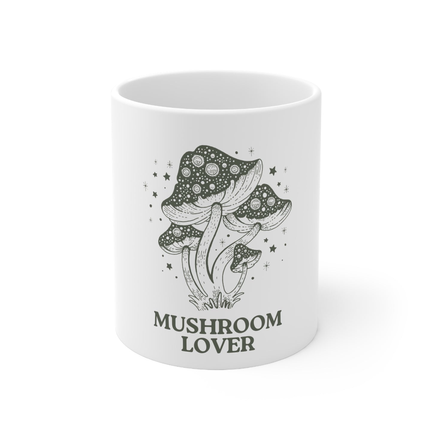 "Mushroom Lover" 11oz, 15oz Ceramic Mug